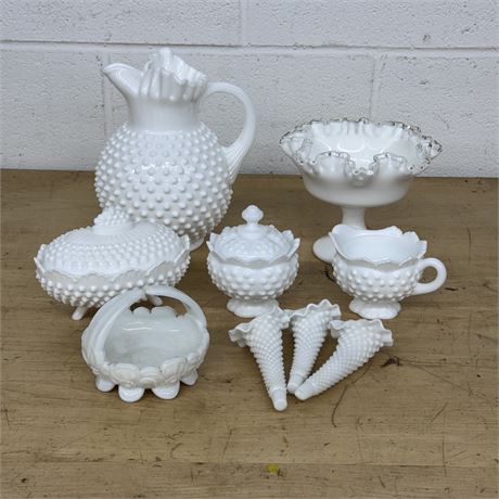 Hobnail Milk Glass - Fenton, Westmoreland and More