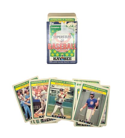 1988 Topps Kaybee Superstars of Baseball