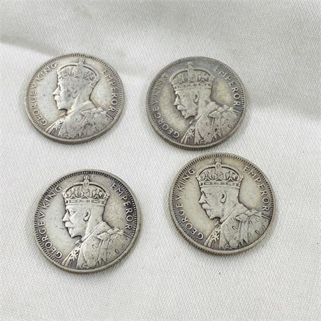 4 - 1936 Mauritius 1/4 Rupees