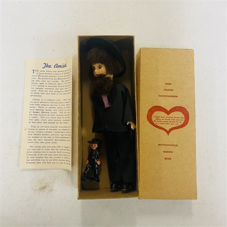 Vintage Amish Boy Doll