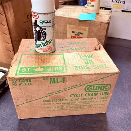12 NOS Cans Spray Lube