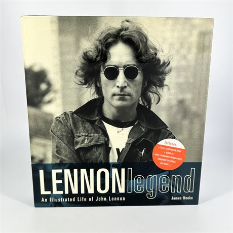"Lennon Legend: Illustrated Life of John Legend" Hardcover Book by James Henke