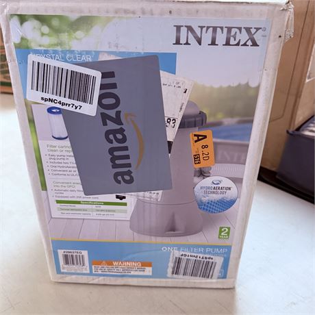 New Intex Pool Filter Pump