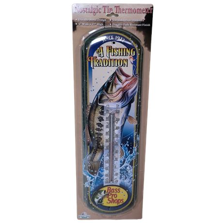 Bass Pro Shops "A Fishing Tradition" Thermometer