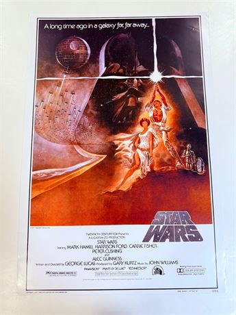 1993 Star Wars Original Rolled 27x40 Movie Poster