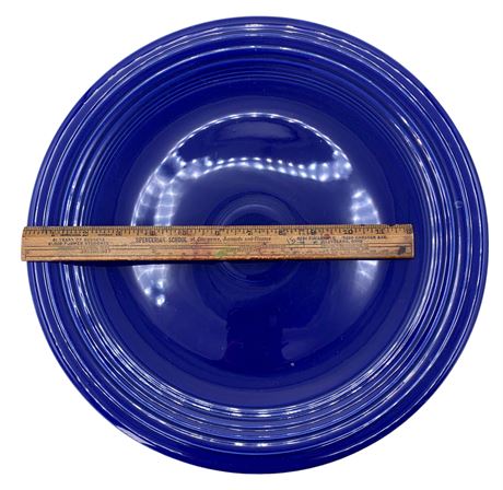 HUGE 14” Homer Laughlin Fiesta Cobalt Blue Chop Serving Platter