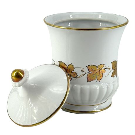 Vintage Royal Porzellan Bavaria Ceramic Sugar Jar with Lid