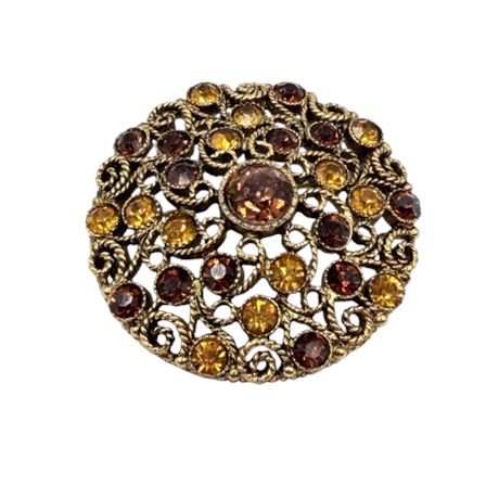 Vintage Rhinestone Brooch