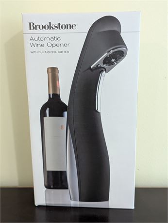 New Brookstone Automatic Wine Opener