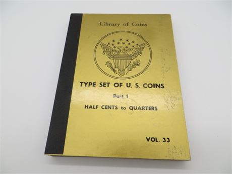 Type Set US Coins Part 1 Book