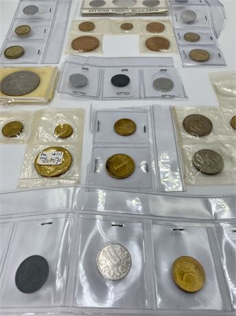 39 pc Lot of International Coins