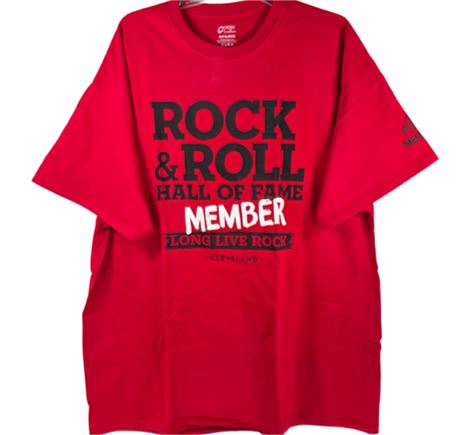 Rock & Roll Hall of Fame, Member XXL T-shirt with Decal