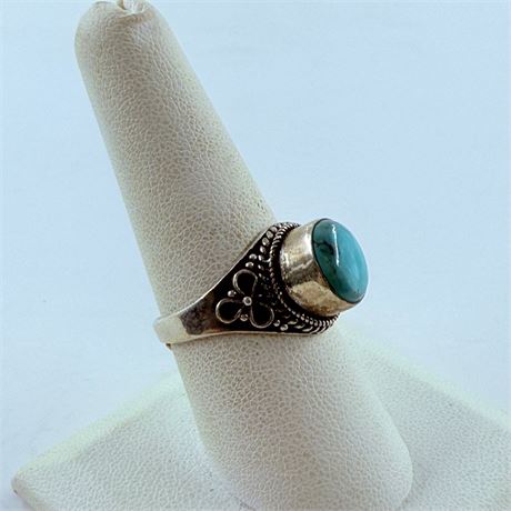 7.8g Sterling Ring Size 9.5