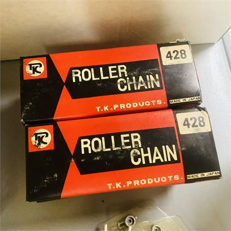 10 NOS T.K 428 Motorcycle Chains