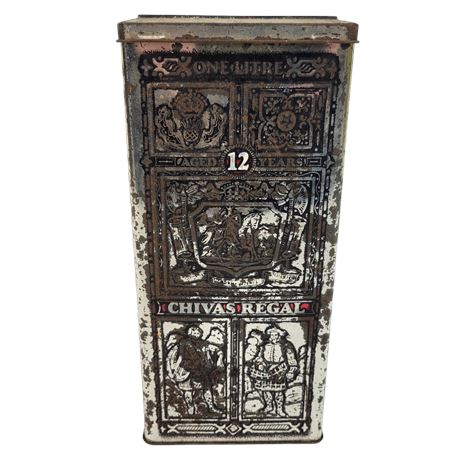 Chivas Regal Tin Scotch Box