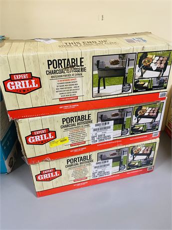 3 Expert Grill Portable Rotisseries