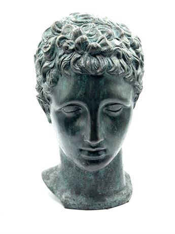 Maitland-Smith LTD., Bronze Classical Male Bust 14"
