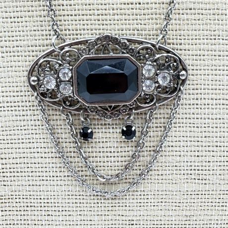 Silver Tone and Pewter tone Necklaces, Earrings & Watch